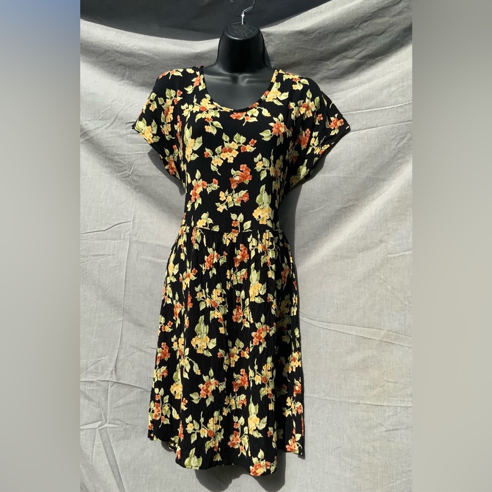 Vintage Floral Babydoll Dressing Clio Dress Size Medium